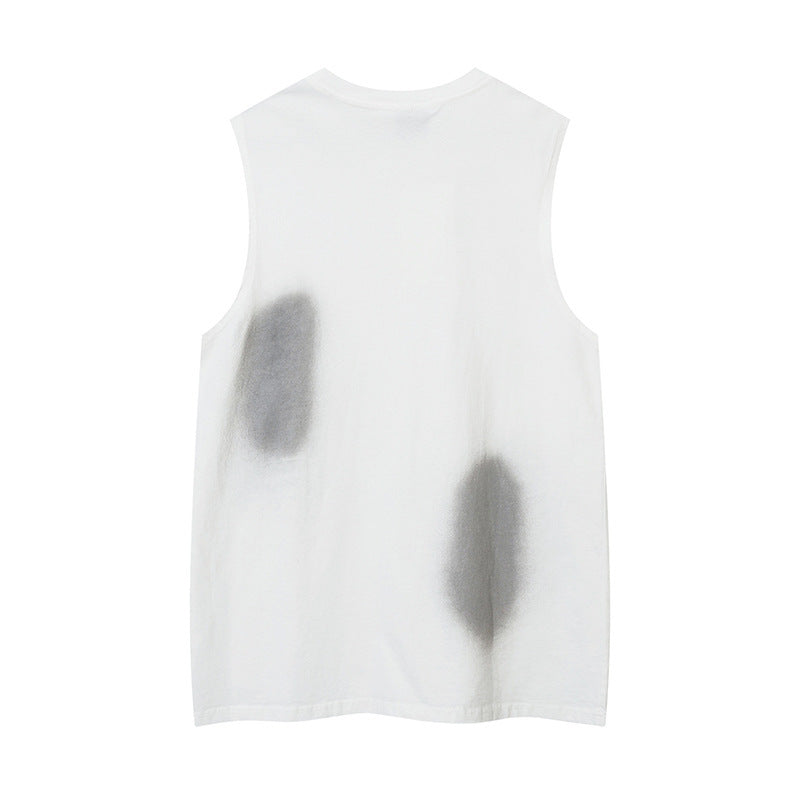 Five-pointed Star Graffiti Necklace Vest For Men