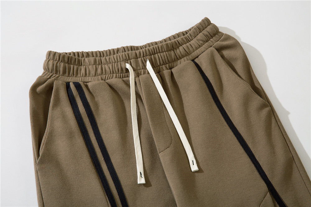 High Street Webbing Line Casual Trousers