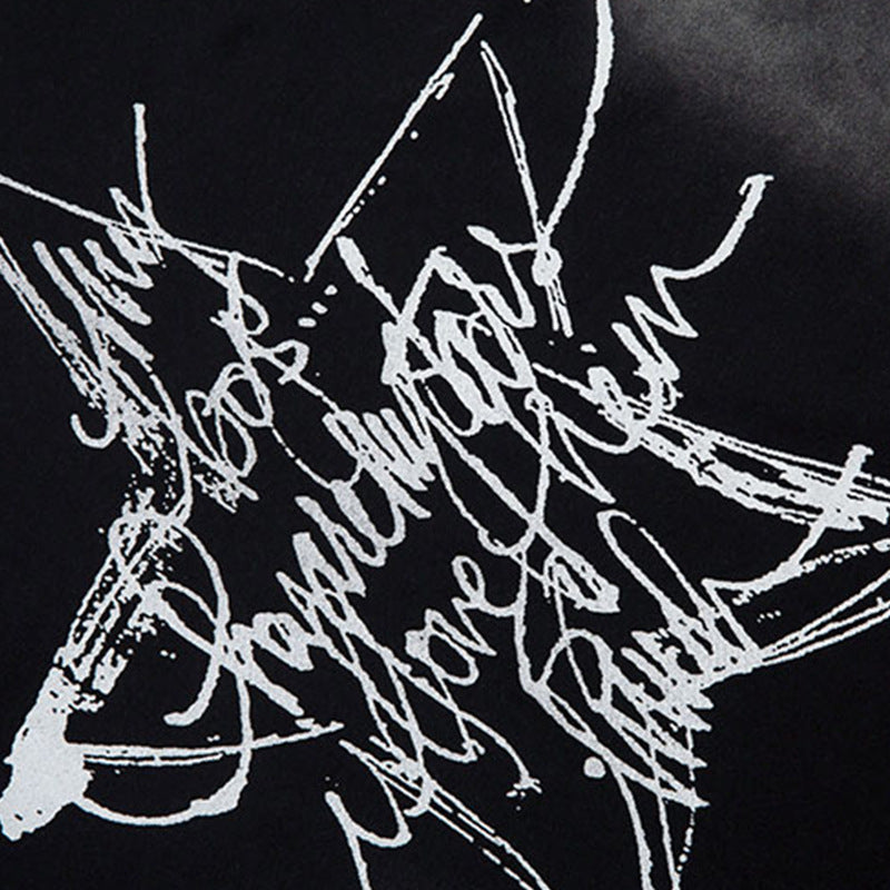 Five-pointed Star Graffiti Necklace Vest For Men
