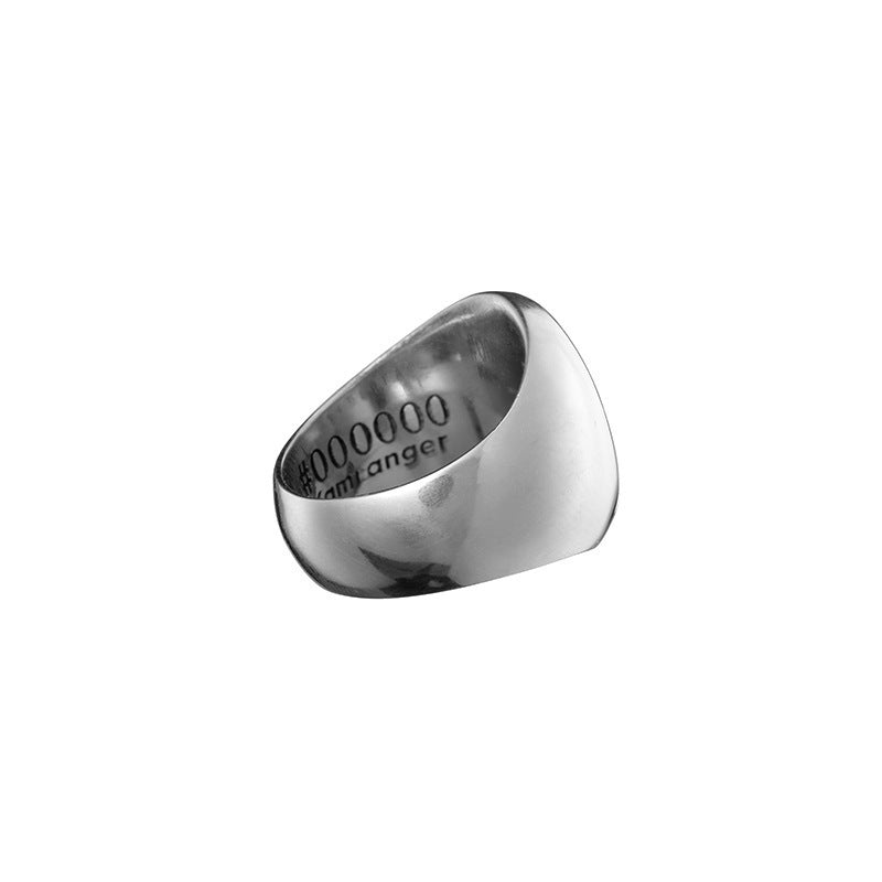 College Ring Men And Women Little Finger Ring Neutral Fashion Ornament