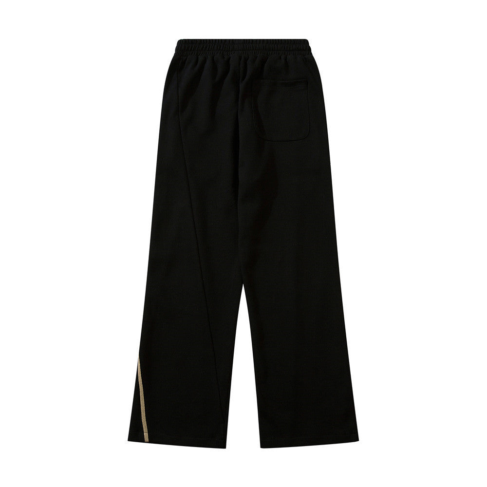 High Street Webbing Line Casual Trousers