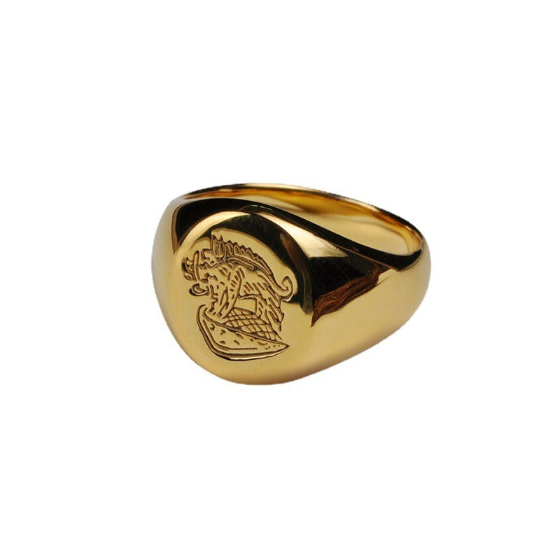 Men And Women Stylish And Simple Personality Tail Ring