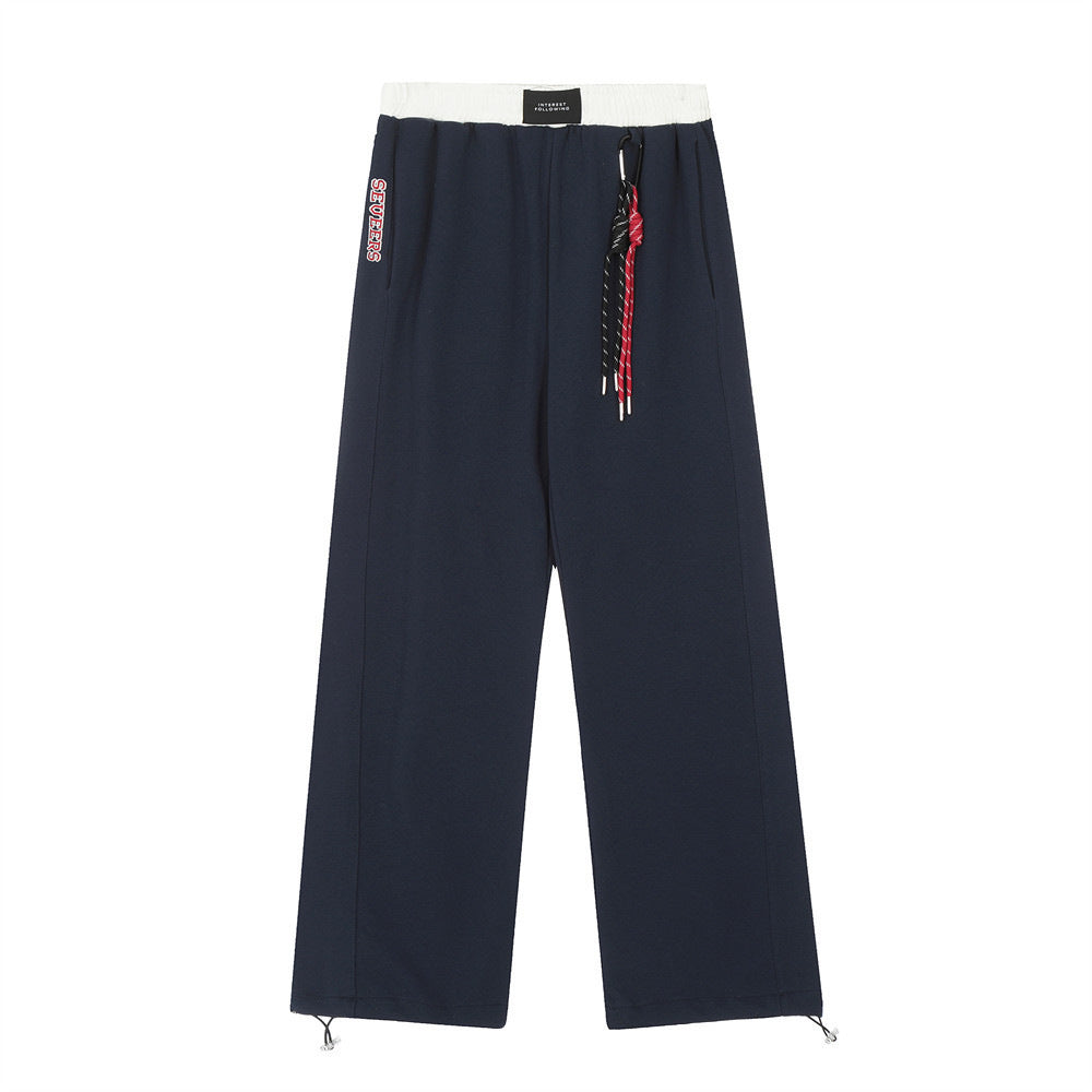 Loose Casual Straight-leg Sweatpants Men
