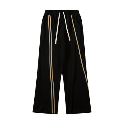 High Street Webbing Line Casual Trousers