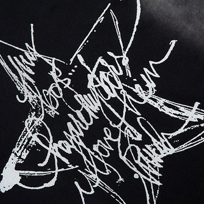 Five-pointed Star Graffiti Necklace Vest For Men