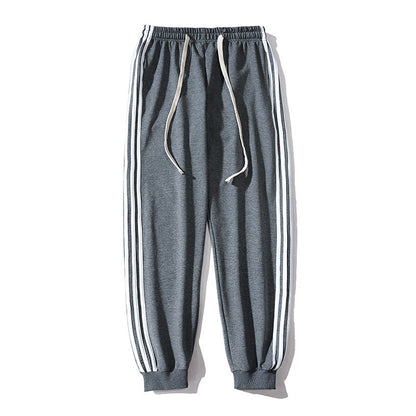 Loose-fit Striped Basketball Casual Trousers