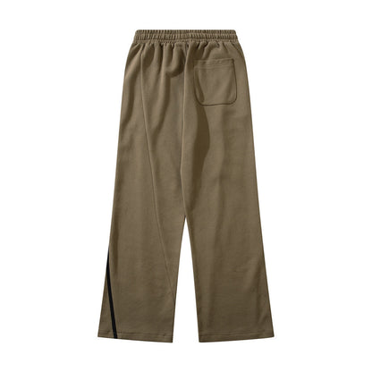 High Street Webbing Line Casual Trousers