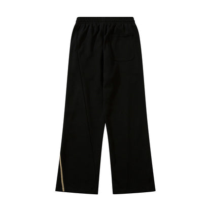 High Street Webbing Line Casual Trousers